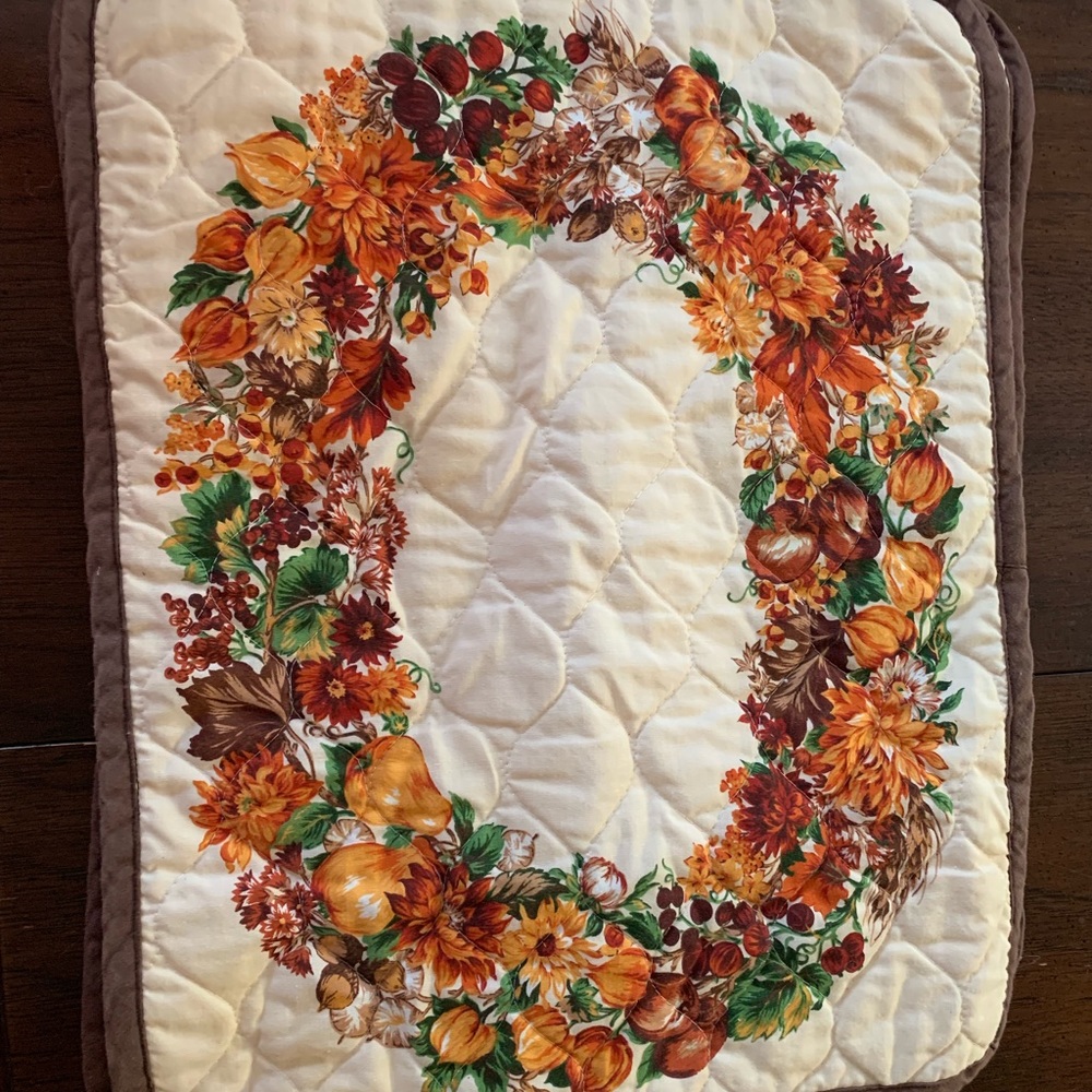 Vintage hand made place mats